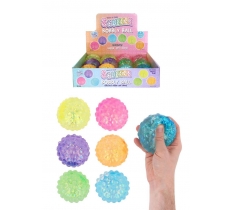 Squeeze Bobbly Ball 7cm 6 Assorted Colours