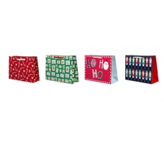 Christmas Jumbo Landscape Gift Bag ( Assorted Designs )