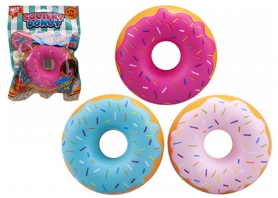 Large Squishy Donut Mix 14cm 3 Assorted