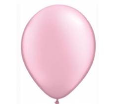 Qualatex 11" Round Pearl Pink Balloons 100 Pack