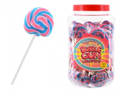 30G BUBBLE GUM LOLLY x 50 (36p Each)