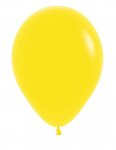 Sempertex 12" Fashion Yellow Latex Balloons 12 Pack