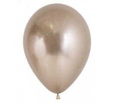 Sempertex 12" Reflex Champagne Latex Balloons 12 Pack