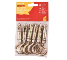 Closed Hook Bolts 6pc 8mm