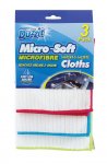 3 Pack Microfibre Wash & Wipe Cloth
