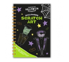 Halloween Spooky Scratch Art Book