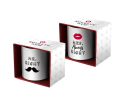 His & Hers Novelty Mug In Box