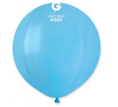 Gemar 19" Pack Of 25 Latex Balloons Light Blue #009