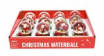 SANTA WATERBALL 45mm TREE ASSORTED