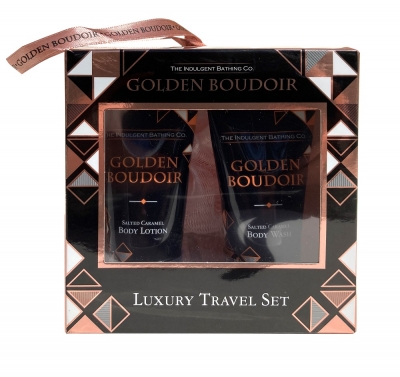Golden Boudior Salted Caramel Luxury Travel Set
