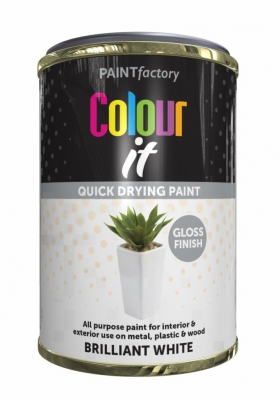 Colour It Paint Tin White Gloss 300ml