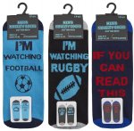 Mens Slogan Design Socks 1 Pair