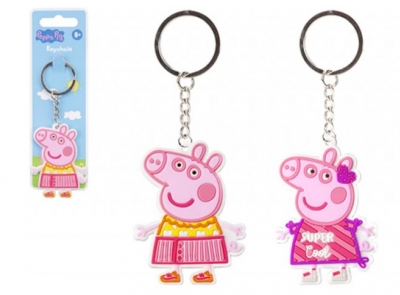 Peppa Pig Soft Keychain 6cm ( Assorted Designs )