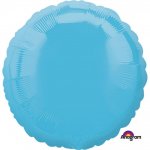 Foil 18" Round Caribbean Blue Balloon