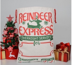 Reindeer Express 70 X50cm Sack ( Suitable For Sublimation )