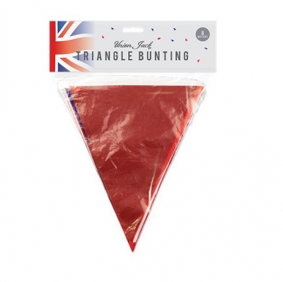 Union Jack Jubilee Pvc Solid Triangle Buntin