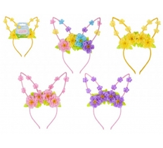 Spring/Summer Flower Bunny Headband