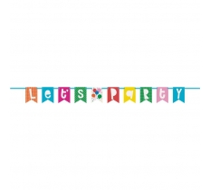 Colorful Balloons Pennant Banner 6 Ft