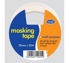 County Masking Tape 25mm X 25M