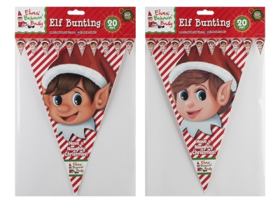 ELF DESIGN 6m TRIANGULAR BUNTING 20cm X 30cm