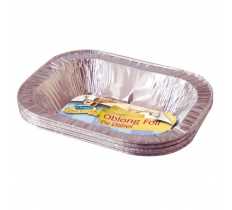 Oblong Foil Pie Dishes 6 Pack