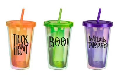 Halloween Spooky Holographic Tumbler