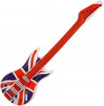 Union Jack Inflatable Guitar 106cm