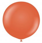 Kalisan 24" Retro Rust Orange Latex Balloons 2 Pack