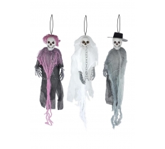 Haunted Hanging Ghost Halloween Decoration (36cm x 15cm)