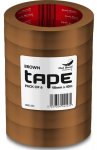 Buff Brown Tape 48mm x 40m x 6pc