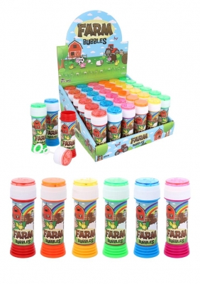 Farm Animal Bubble Tubs With Puzzle Maze Top 50ml X 36