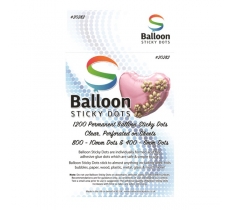 Qualatex Balloon Sticky Dots 1200 Pack