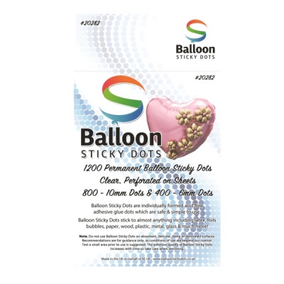 Qualatex Balloon Sticky Dots 1200 Pack