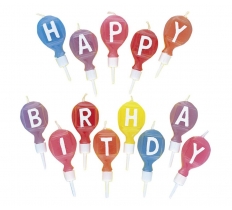 Round Letter Birthday Candles