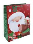 Cute Santa Reindeer Xl Gift Bag