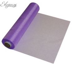 Eleganza Soft Sheer Organza 20cm X 26M Purple