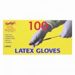 Latex Gloves Box 100 Large