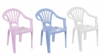 Kids Chair Blue Pink White