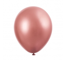 11" Rose Gold Platinum Latex Balloons Pack Of 6