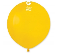 Gemar 19" Pack Of 25 Latex Balloons Yellow #002
