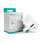 PD 20w USB & Type C Fast Charging Mains Charger