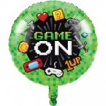 Gaming Party Metallic Balloon 18In