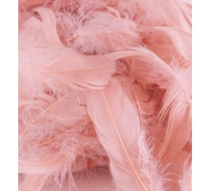 Eleganza Feathers Mixed Sizes 3Inch-5Inch 50G Bag Rose Gold