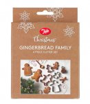 Tala 4 pack Christmas Gingerbread Family Cutter Set
