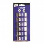 Tallon 6 PACK ERASERS