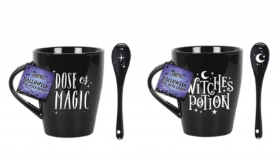 Halloween Mug With Spoon