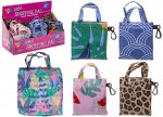 Patterned Folded Shopping Bags 4 Assorted