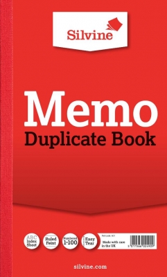 Silvine Duplicate Book