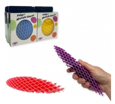 Expanding 10.5cm Flexi Mesh Worm Stretchy Fidget Toy