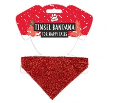 Christmas Pet Tinsel Bandana